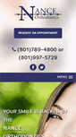 Mobile Screenshot of nanceortho.com